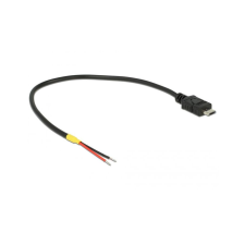 DELOCK USB Mikro-B St -> 2x offene Kabelenden Strom 0.2m (85541) kábel és adapter