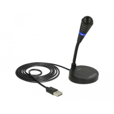 DELOCK USB mikrofon talppal és érintős némító gombbal mikrofon