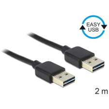DELOCK USB Összekötő Fekete 2m DL85556 kábel és adapter