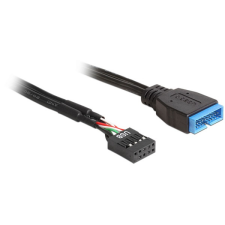 DELOCK usb pinheader 9pin - usb 3.0 pinheader f / m adatkábel 0.3m 83281 kábel és adapter