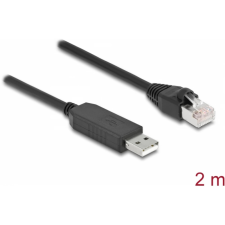 DELOCK USB Soros Átalakító Fekete 2m 64161 kábel és adapter