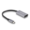 DELOCK USB Type-C adapter HDMI (DP Alt Mode) 8K-hez HDR funkcióval alumínium (60021) (60021)