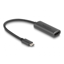 DELOCK USB Type-C  adapter HDMI (DP Alt Mode) 8K-hez HDR funkcióval alumínium (64229) mobiltelefon kellék