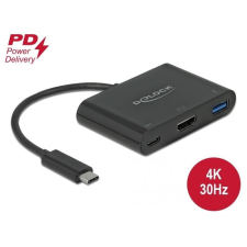 DELOCK USB Type-C Adapter to HDMI 4K 30 Hz with USB Type-A and USB Type-C PD laptop kellék