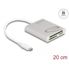 DELOCK USB Type-C kártyaolvasó Compact Flash, SD vagy Micro SD memóriakártyákhoz (91005) (delock91005) kártyaolvasó