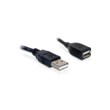DELOCK USB Verl. A -> A St/Bu 0.15m sw (82457) kábel és adapter