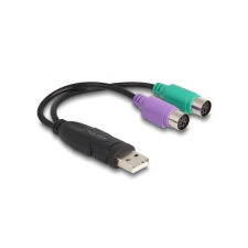 DELOCK USB zu PS/2 Adapter (61051) kábel és adapter