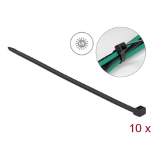 DELOCK UV álló kábelkötözo 610mm x 9,0 mm, 10 db fekete villanyszerelés