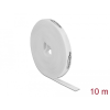 DELOCK Velcro fehér ragasztó szalag guriga Hx 10 m x Sz 15 mm