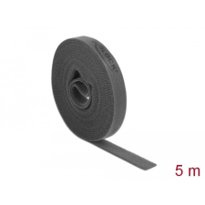 DELOCK Velcro szürke ragasztó szalag guriga Hx 5 m x Sz 15 mm villanyszerelés