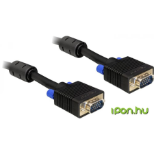 DELOCK VGA/D-Sub Összekötő Fekete 1m 82556 kábel és adapter