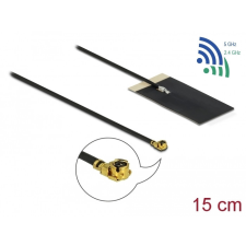 DELOCK WLAN 802.11 ac/ax/a/h/b/g/n Antenna, MHF I csatlakozódugó, 2,7 - 3,0 dBi, 1.13 15 cm-es NYÁK egyéb hálózati eszköz