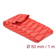 DELOCK Zsugorcső X-mintás nem csúszós 1 m x 50 mm piros villanyszerelés