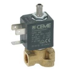 DeLonghi 3-utas mágnesszelep VALVE CEME ø 1/8"F 230V kávéfőző kellék