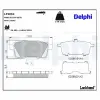 DELPHI fékbetétkészlet, tárcsafék LP2052