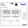 DELPHI fékbetétkészlet, tárcsafék LP3625