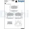 DELPHI fékbetétkészlet, tárcsafék LP5000EV