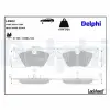 DELPHI fékbetétkészlet, tárcsafék LP602