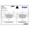 DELPHI fékbetétkészlet, tárcsafék LP839