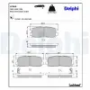 DELPHI fékbetétkészlet, tárcsafék LP965