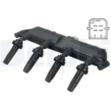 DELPHI gyújtótekercs CE20011-12B1 autóalkatrész