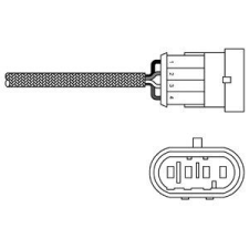 DELPHI Lambdaszonda DELPHI ES20252-12B1 üzemanyagszűrő