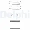 DELPHI tartozékkészlet, tárcsafékbetét LX0347