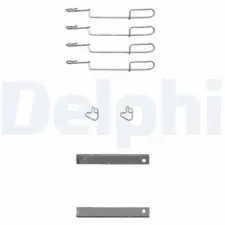 DELPHI tartozékkészlet, tárcsafékbetét LX0347 fékbetét