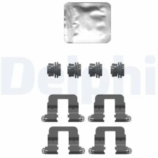 DELPHI tartozékkészlet, tárcsafékbetét LX0752 fékbetét