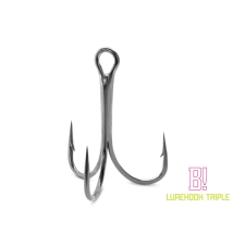 Delphin B! LureHook TRIPLE hármashorog / 6db - 1/0 horog