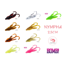 Delphin BOMB! Gumihal Nympha / 10db - 2,5cm/REACTOR csali