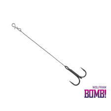 Delphin BOMB! Twisto RIGS Wolfram / 3db #1/12cm szerelék horog