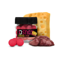 Delphin D SNAX POP csali 12mm 20g Sajt - máj pop up bojli, aroma