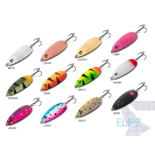 Delphin ELIPZ FullSCALE támolygó kanál - 12g SunGOLD Hook #2 csali