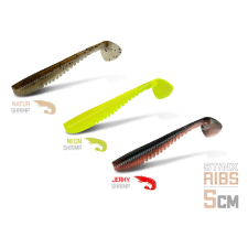 Delphin Gumihal Delphin B! StinxRIBS Shrimp / 20db - 5cm / NEON csali