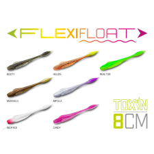 Delphin Műcsali Delphin TOXIN UVs / 8 db 8cm / HELIOS csali