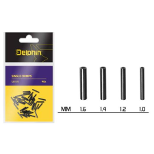 Delphin Single Crimps 1,6 40db, roppantó (krimpelő) cső horgászkiegészítő
