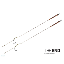 Delphin THE END Skin rig kötött horog / 2db 20cm/25lbs/#8 horog