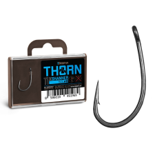 Delphin THORN Shanker pontyozó - bojlis horog, titán, matt fekete, #8, 11db horog