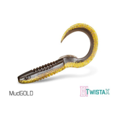  Delphin TwistaX Eeltail UVs 5db 15cm MudGOLD gumihal csali