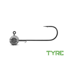  Delphin Tyre 5g #4/0 Grub-tartóval ellátott jigfej 5 db/csg csali