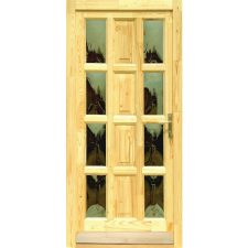 Delta ÁMOR BEJÁRATI AJTÓ 100X210CM BAL KÜLTÉRI, SZÉLÉN ÜVEGES építőanyag