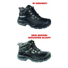 Delta Bakancs Pigmentált kruponbőr kétrétegű PU talp S1P black 42
