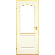 Delta DUSA BELTÉRI AJTÓ BAL 90X210CM FÉLIG ÜVEGEZHETŐ, GERÉBTOKON építőanyag