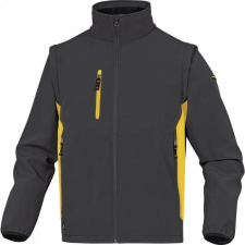 Delta Dzseki Mysen2 softshell hideg elleni cippzárral záródó grey/yellow XL munkaruha