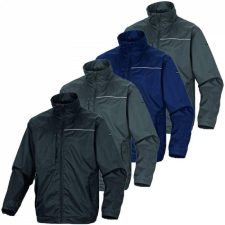 Delta Esőkabát Lite PVC-vel mártott kapucni 5 zseb navy/orange XXL munkaruha