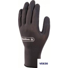 Delta Kesztyű latex mártottság 13-as szemszám (100%kötött polieszter) grey 08 védőkesztyű