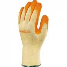 Delta Kesztyű PES/pamut/latex orange 8