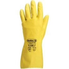 Delta Kesztyű Picaflor latex pamut bolyhozással 30cm yellow 6,5