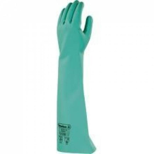Delta Kesztyű vékony nitril 33cm green 08 védőkesztyű